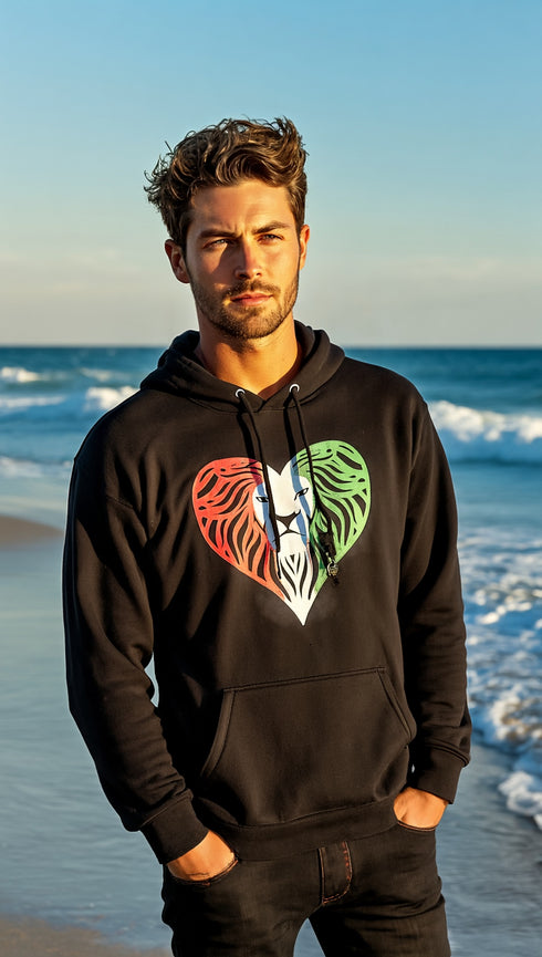 l.e.r.o.c. clothing "Italian Lion" hoodie